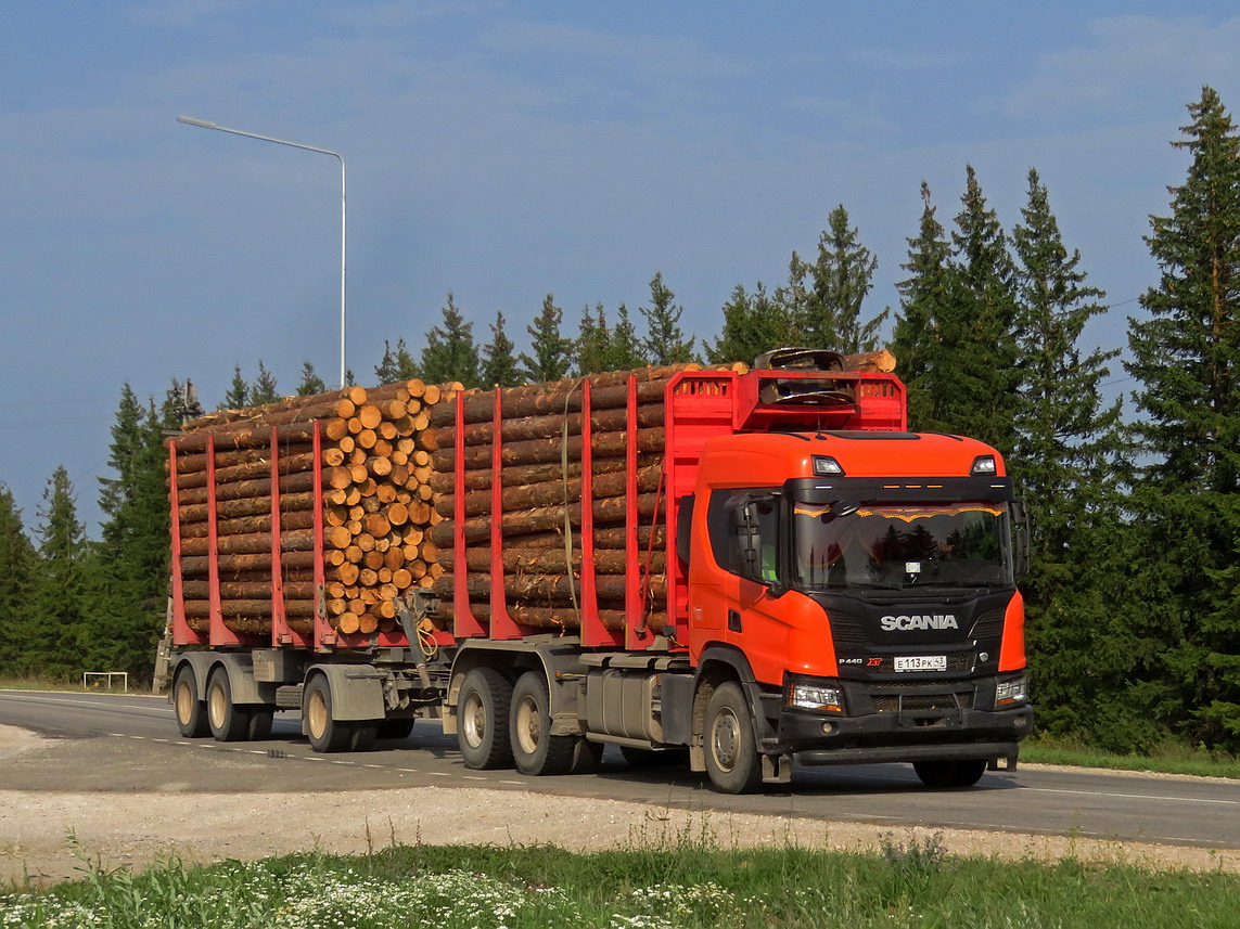 Кировская область, № Е 113 РК 43 — Scania ('2016) P440