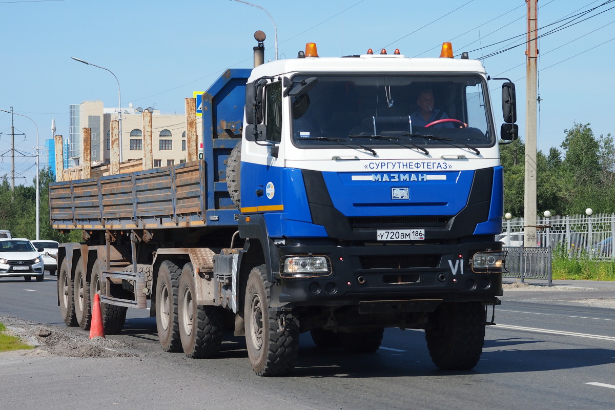 Ханты-Мансийский автоном.округ, № У 720 ВМ 186 — МАЗ-MAN-6465