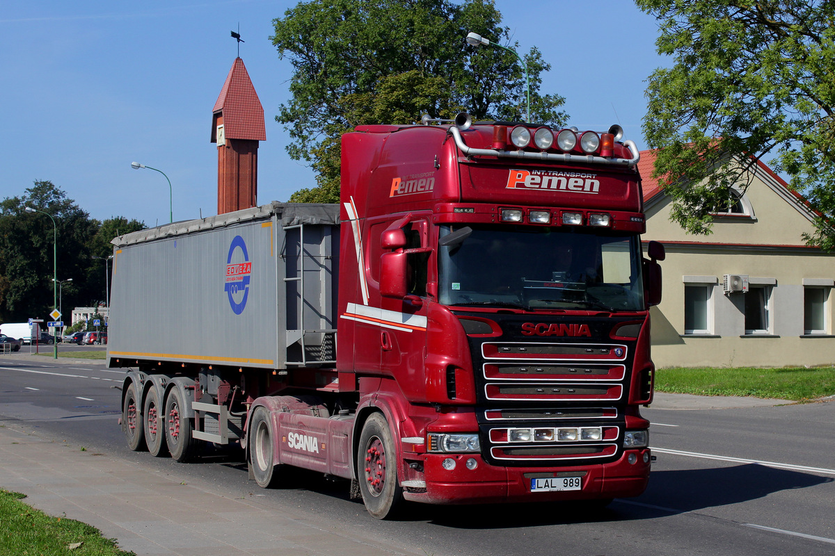 Литва, № LAL 989 — Scania ('2004) R500