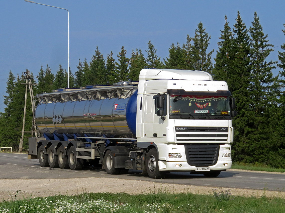 Смоленская область, № А 271 МК 67 — DAF XF105 FT