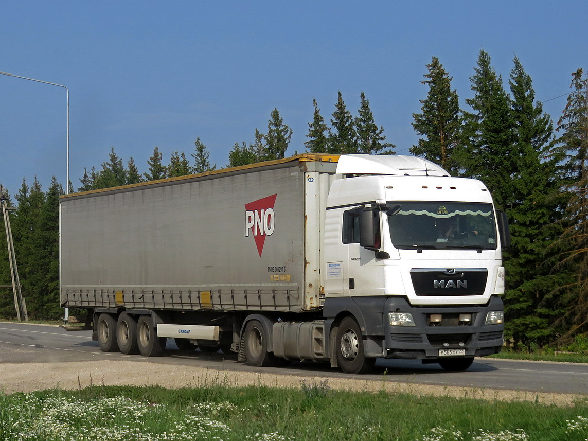 Алтайский край, № Р 565 ХХ 22 — MAN TGX ('2007) 18.400