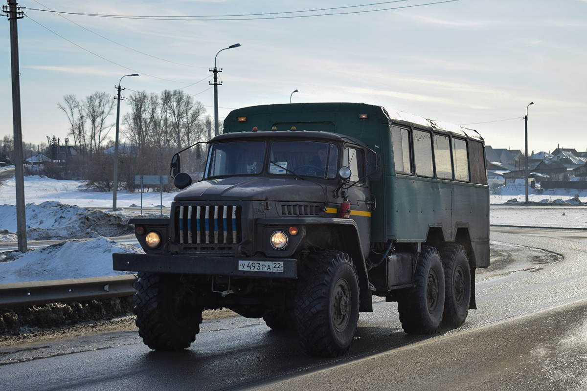 Алтайский край, № У 493 РА 22 — Урал-4320-01