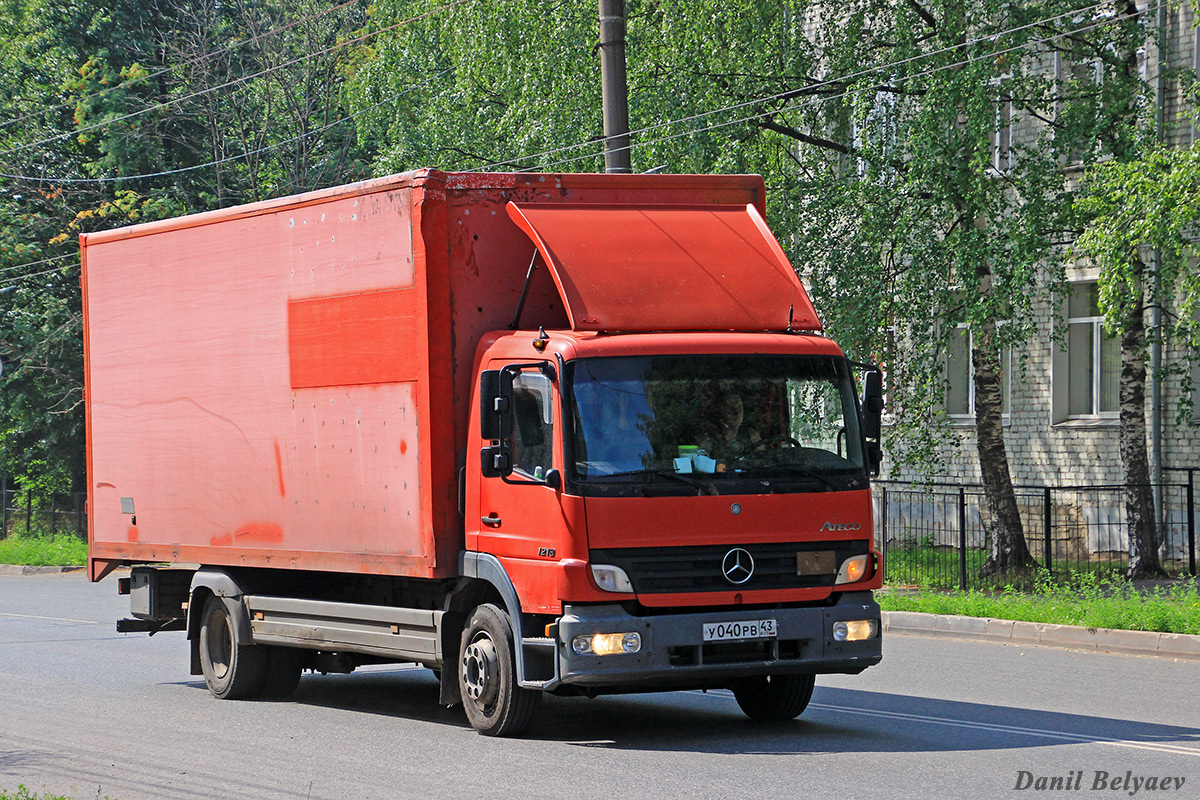 Кировская область, № У 040 РВ 43 — Mercedes-Benz Atego 1218