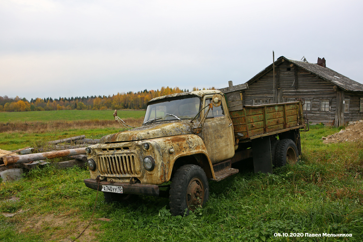 Карелия, № А 740 УУ 10 — ГАЗ-52-02