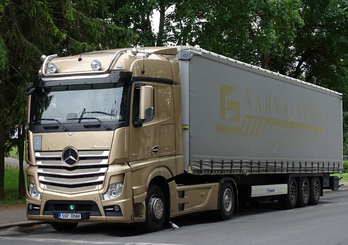 Эстония, № 597 BNM — Mercedes-Benz Actros ('2011) 1848