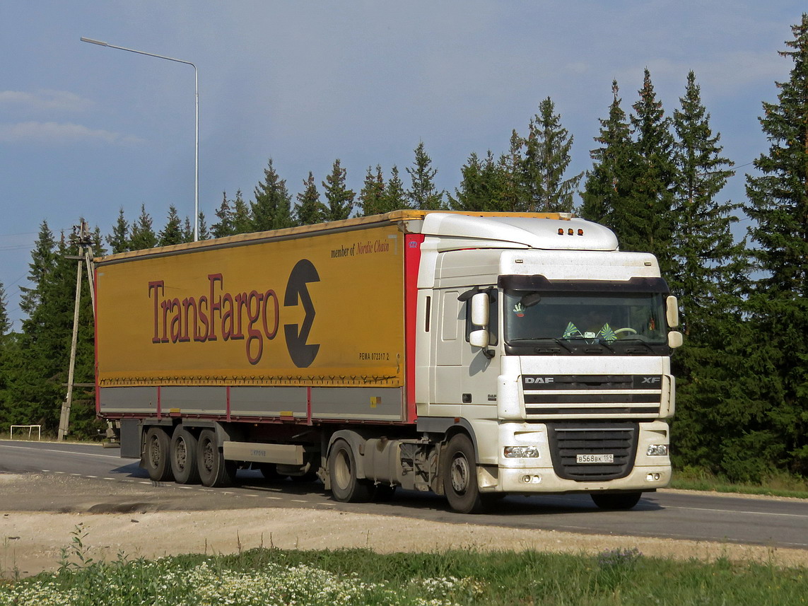 Пермский край, № В 568 ВК 159 — DAF XF105 FT