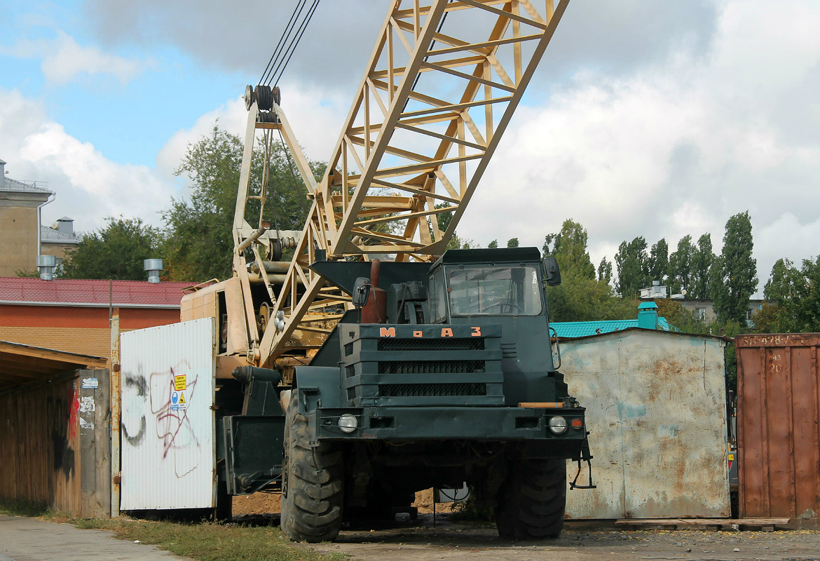 Воронежская область, № (36) Б/Н 0037 — МоАЗ-6442; Прицепы специальные прочие — Прицепы строительные (общая)