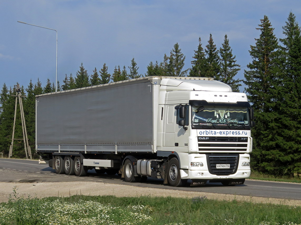 Башкортостан, № А 474 ЕК 702 — DAF XF105 FT