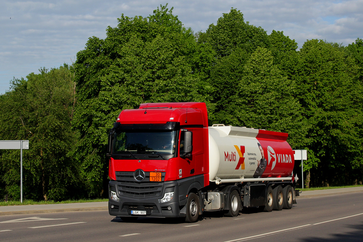 Литва, № LGK 907 — Mercedes-Benz Actros ('2018)