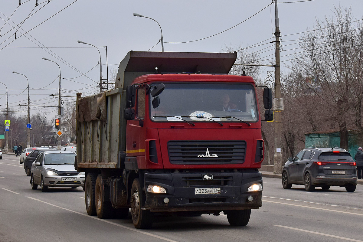 Волгоградская область, № А 323 АР 134 — МАЗ-6501B9