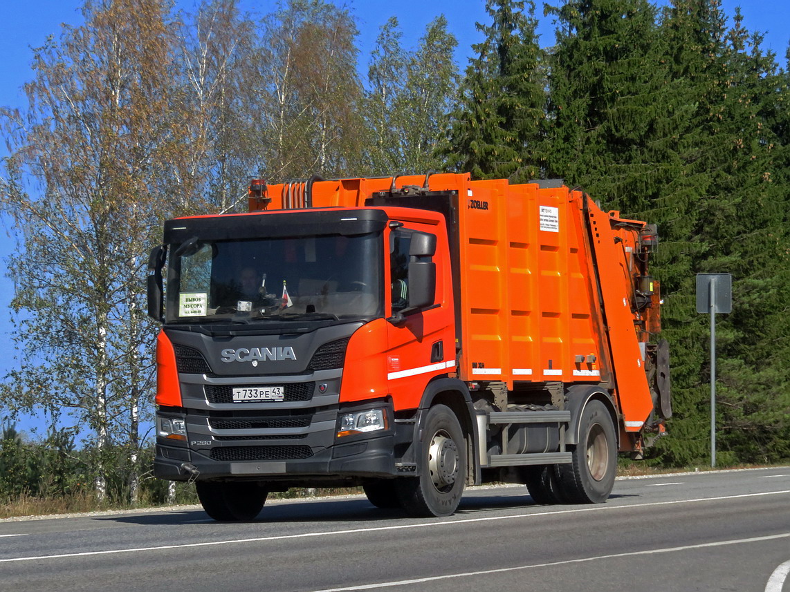 Кировская область, № Т 733 РЕ 43 — Scania ('2016) P280