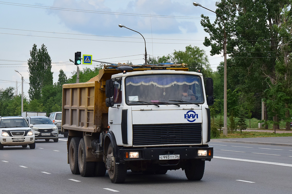 Волгоградская область, № С 993 ТТ 34 — МАЗ-551605