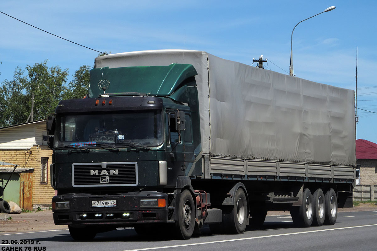 Ярославская область, № К 714 ВК 76 — MAN F2000 18.403