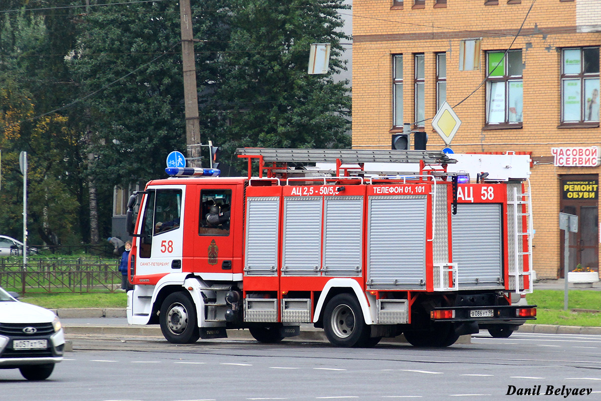 Санкт-Петербург, № В 086 УТ 98 — IVECO EuroCargo ('2008)