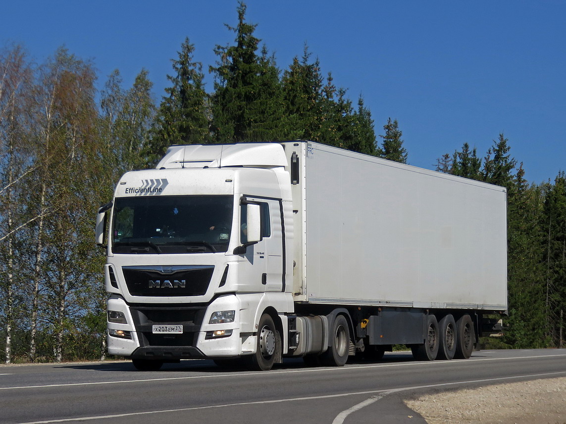 Ивановская область, № Х 203 ЕМ 37 — MAN TGX ('2012) 18.440