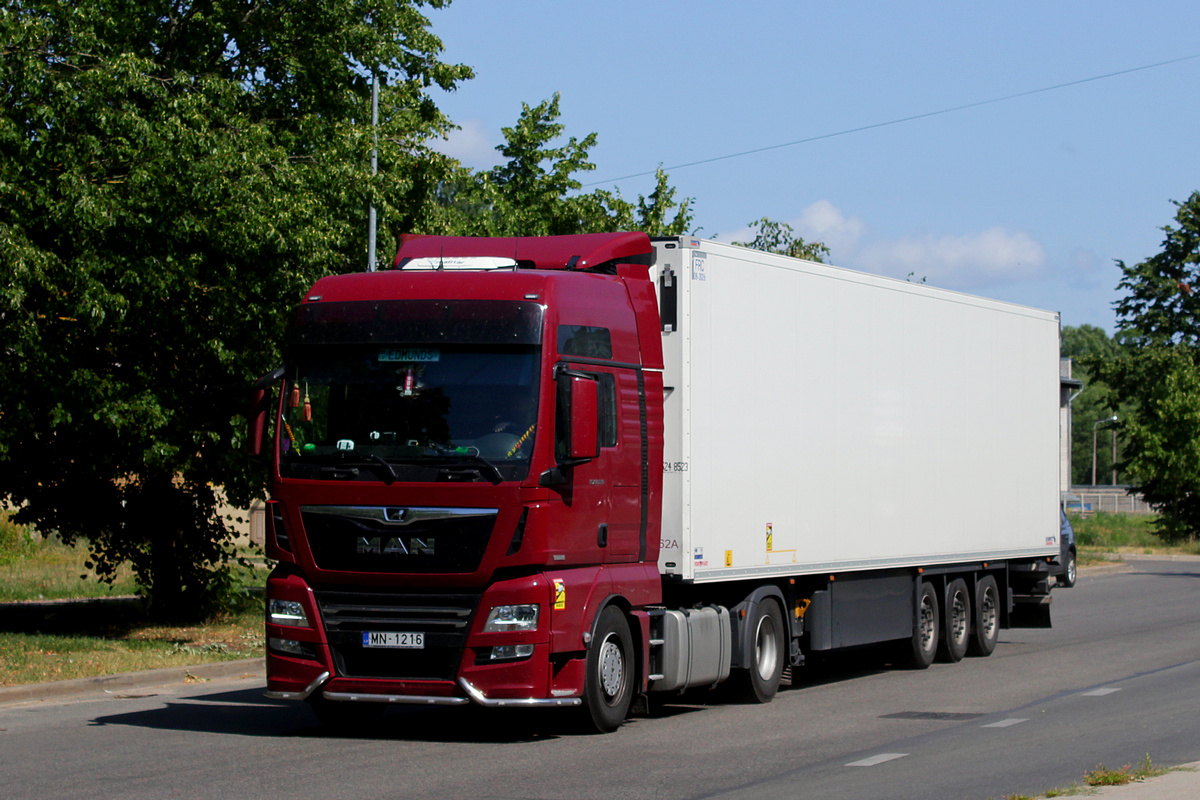 Латвия, № MN-1216 — MAN TGX ('2016) (Общая модель)