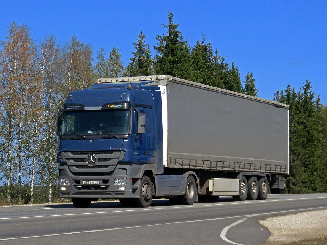 Костромская область, № О 586 ЕР 44 — Mercedes-Benz Actros ('2009) 1844