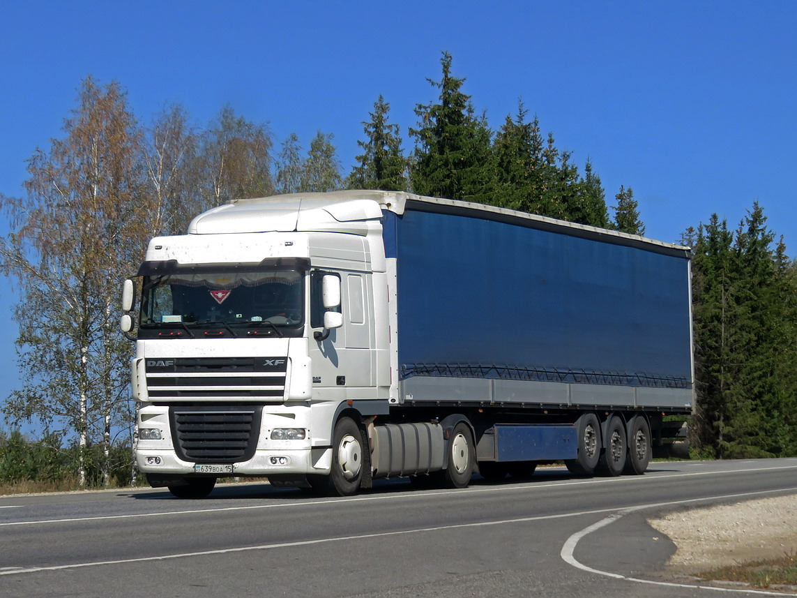 Северо-Казахстанская область, № 639 BOA 15 — DAF XF105 FT