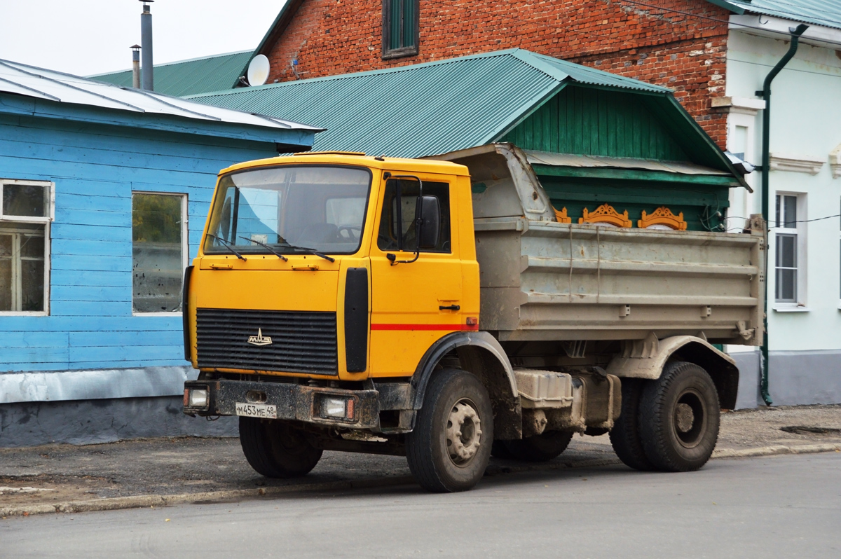 Липецкая область, № М 453 МЕ 48 — МАЗ-555102