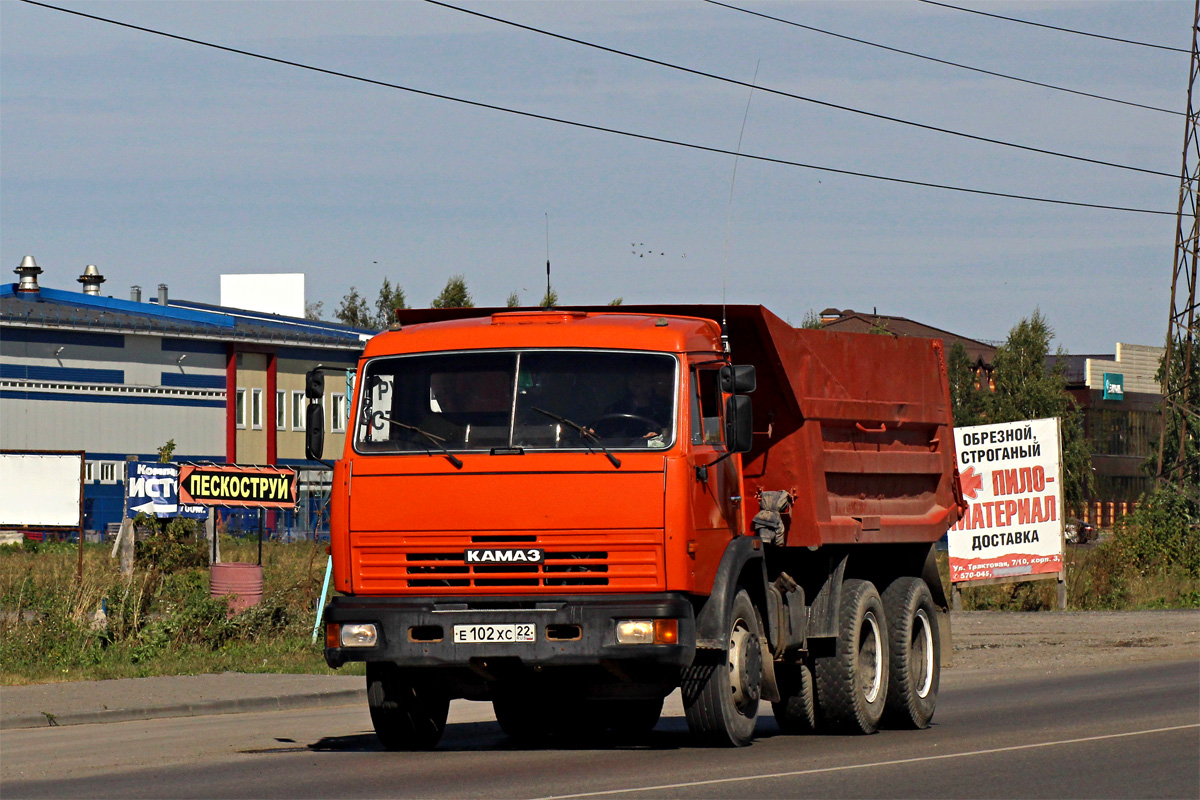 Алтайский край, № Е 102 ХС 22 — КамАЗ-55111-02 [55111C]