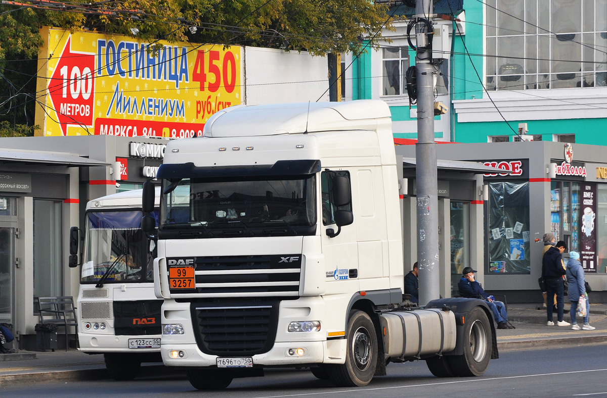 Московская область, № Т 696 ТО 750 — DAF XF105 FT