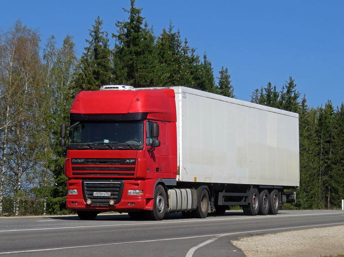 Нижегородская область, № О 970 РХ 152 — DAF XF105 FT