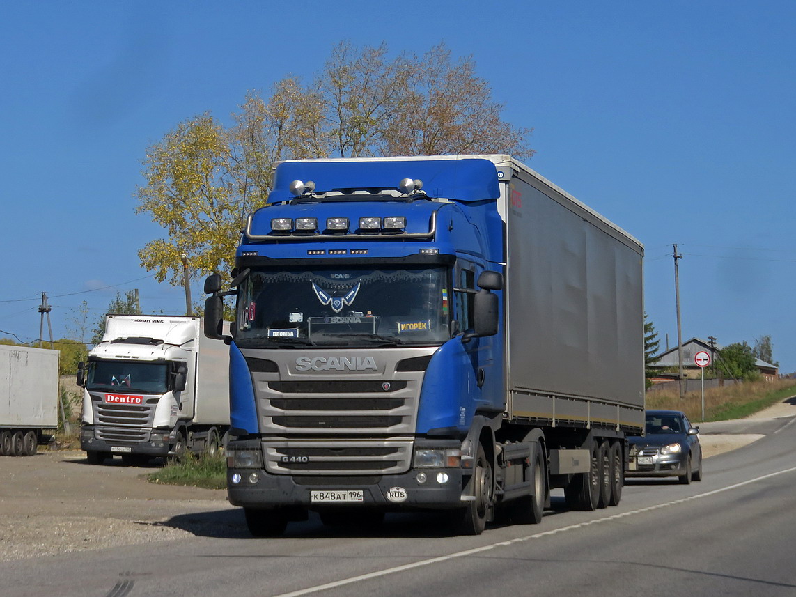 Свердловская область, № К 848 АТ 196 — Scania ('2013) G440