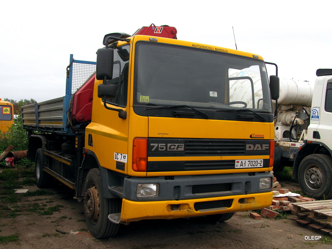 Витебская область, № АІ 7020-2 — DAF CF75 FA