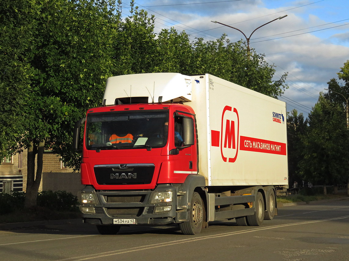 Кировская область, № М 534 УА 43 — MAN TGS ('2007) 28.360