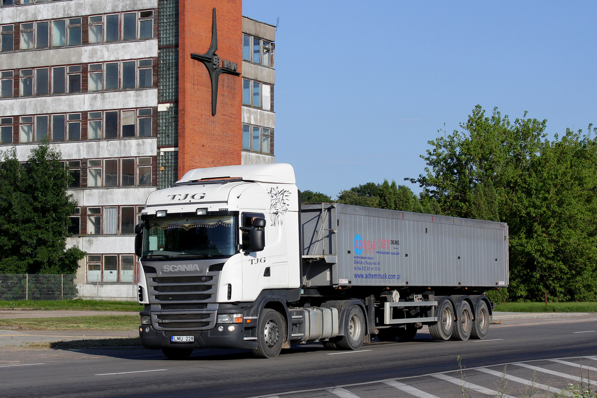 Литва, № LMU 228 — Scania ('2009) R420