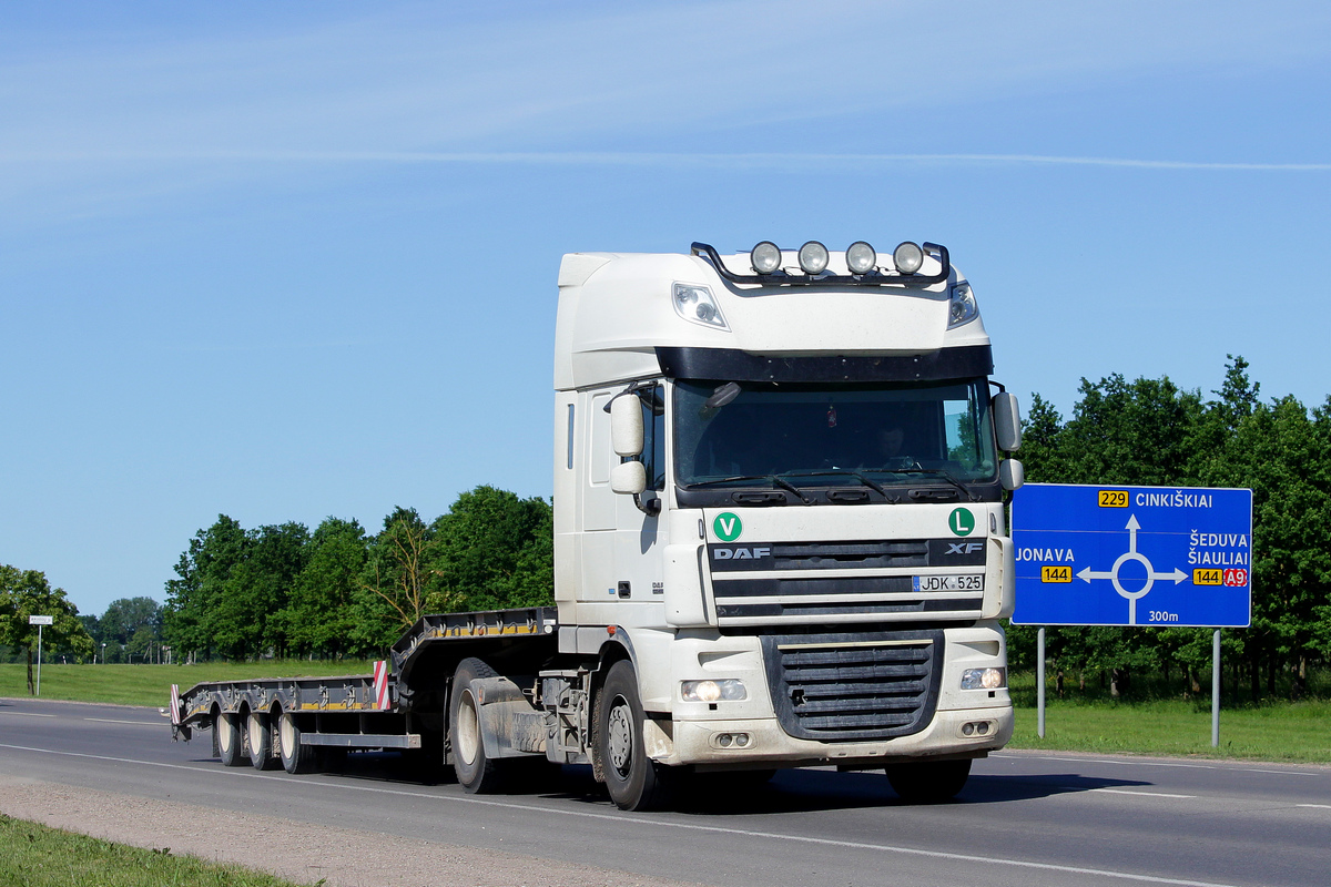 Литва, № JDK 525 — DAF XF105 FT