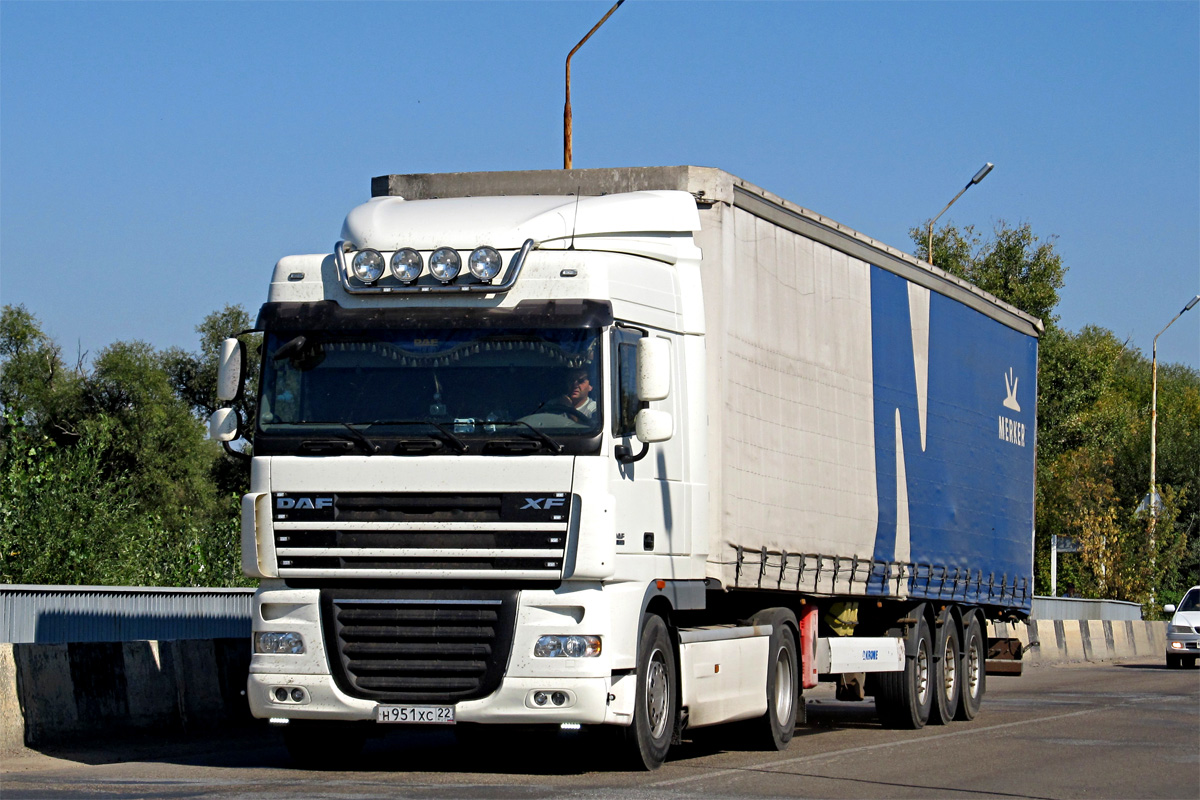 Алтайский край, № Н 951 ХС 22 — DAF XF105 FT