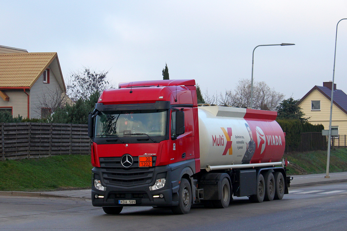 Литва, № KDA 589 — Mercedes-Benz Actros ('2011) 1845