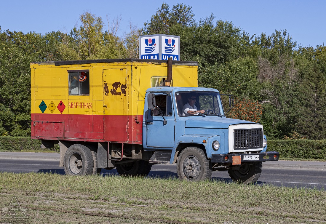 Восточно-Казахстанская область, № F 374 DB — ГАЗ-3307