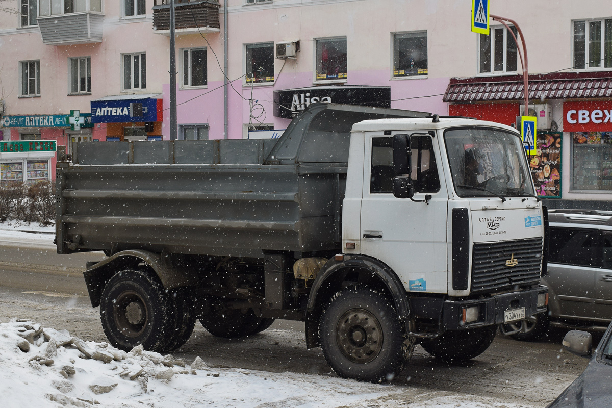 Алтайский край, № У 304 УУ 22 — МАЗ-5551A2