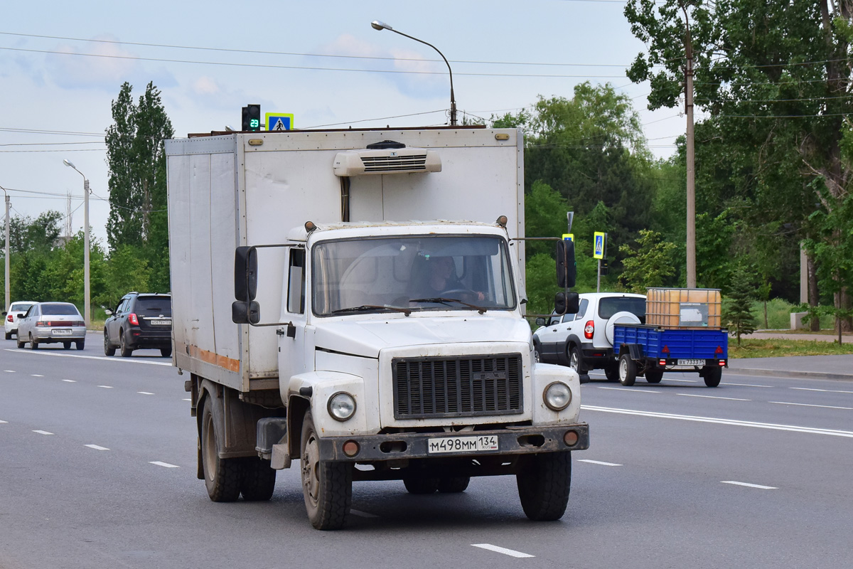 Волгоградская область, № М 498 ММ 134 — ГАЗ-3309