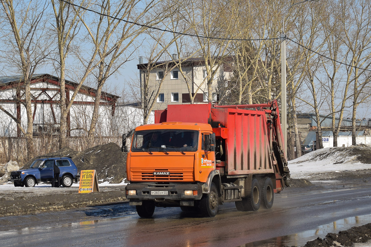 Алтайский край, № Р 283 УР 22 — КамАЗ-65115-62