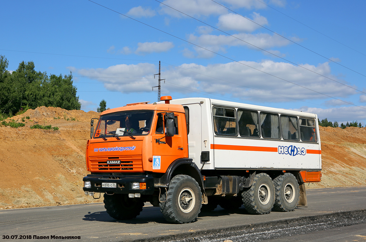 Ханты-Мансийский автоном.округ, № М 898 УО 86 — КамАЗ-43114-15 [43114R]