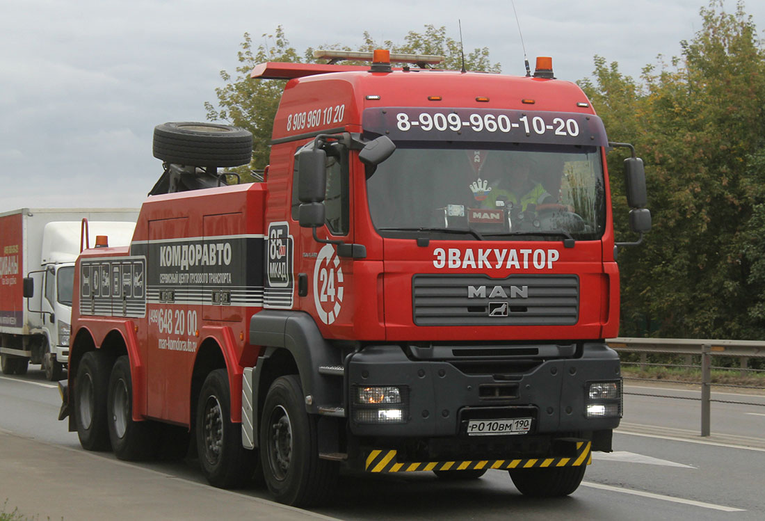 Московская область, № Р 010 ВМ 190 — MAN TGA 41.480