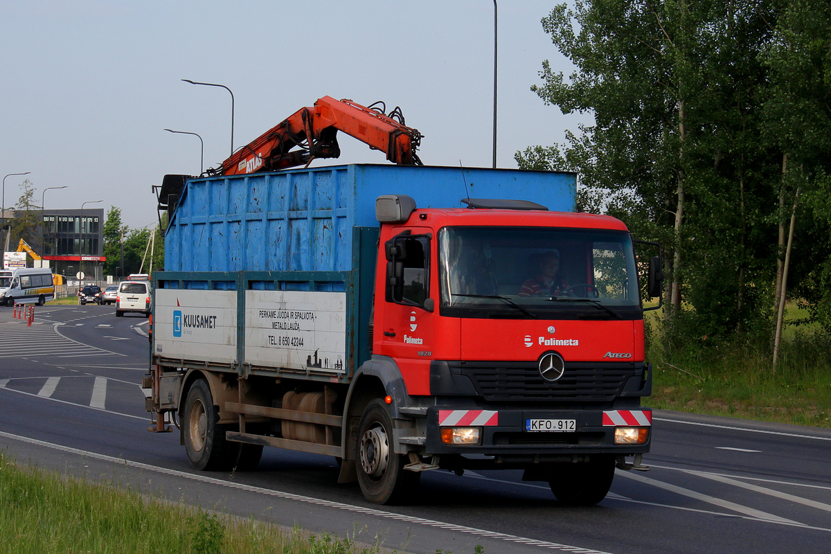 Литва, № KFO 912 — Mercedes-Benz Atego 1828