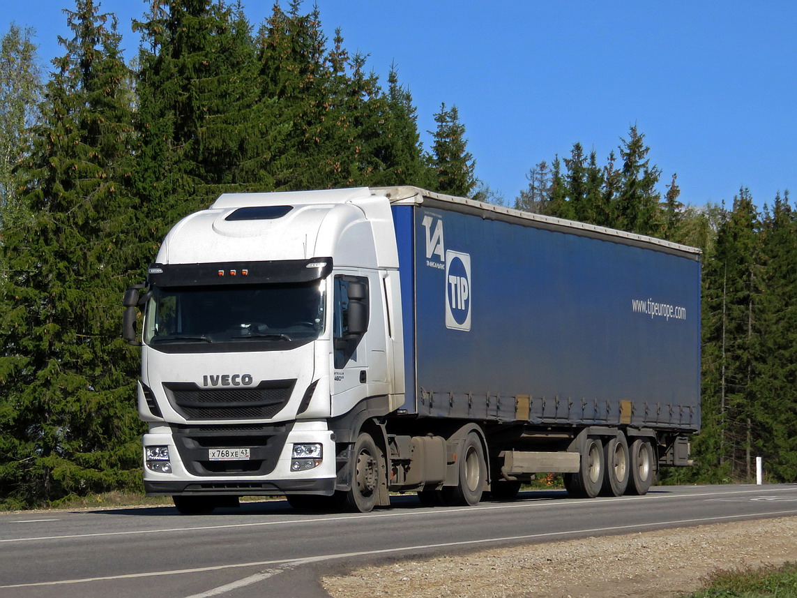 Кировская область, № Х 768 ХЕ 43 — IVECO Stralis ('2012)