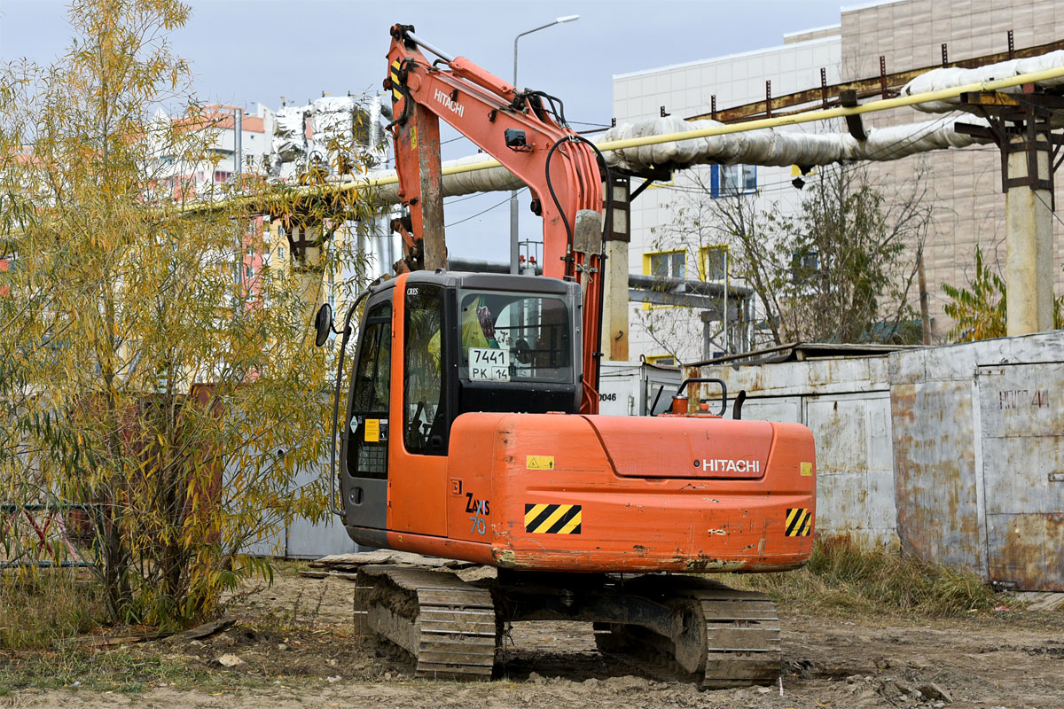 Саха (Якутия), № 7441 РК 14 — Hitachi ZX70 (общая модель)