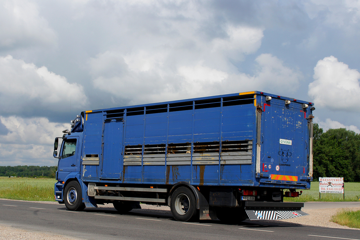 Литва, № KEC 536 — Mercedes-Benz Axor 1828