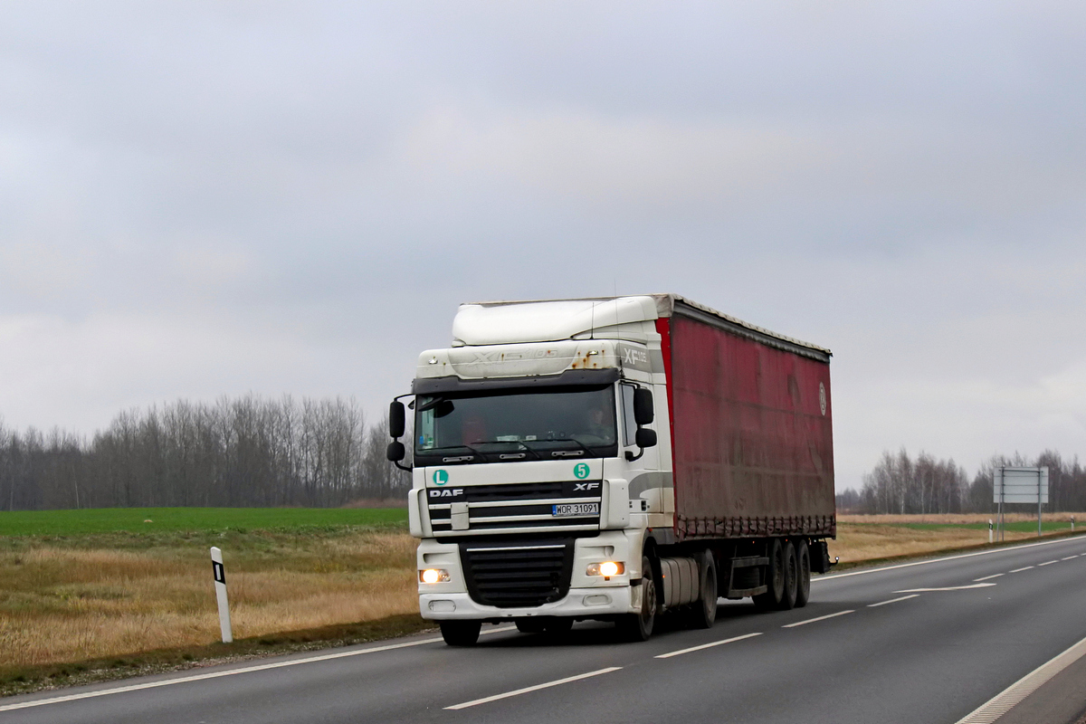 Польша, № WOR 31091 — DAF XF105 FT