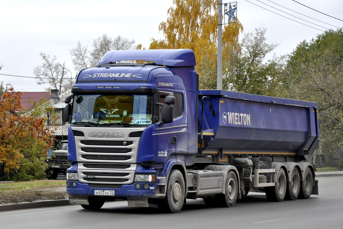 Алтайский край, № В 653 ХЕ 22 — Scania ('2013) R400