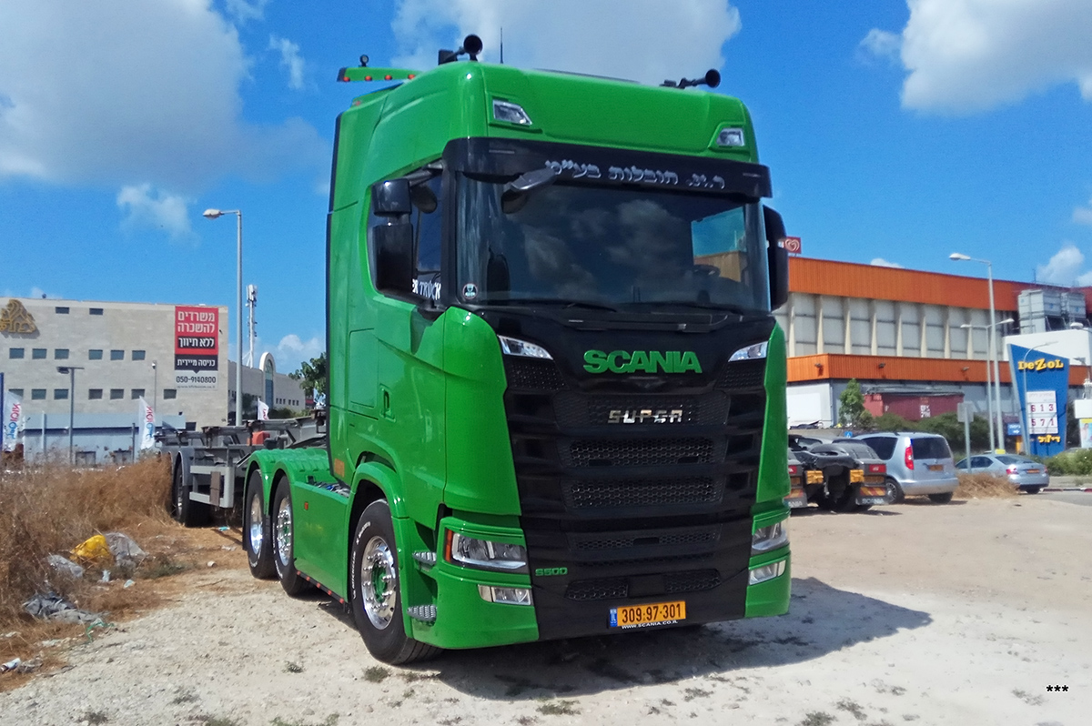 Израиль, № 309-97-301 — Scania ('2016) S500