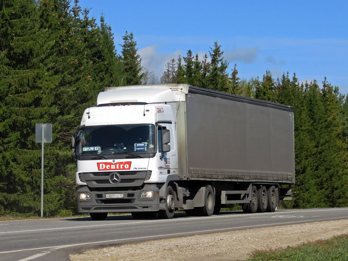 Мордовия, № К 889 ОХ 13 — Mercedes-Benz Actros '09 1841 [Z9M]