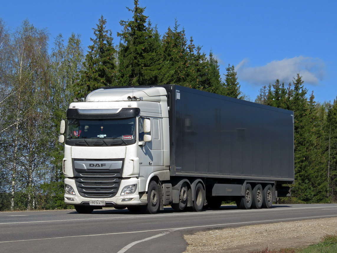 Московская область, № Т 951 КА 790 — DAF XF Euro6 FTG