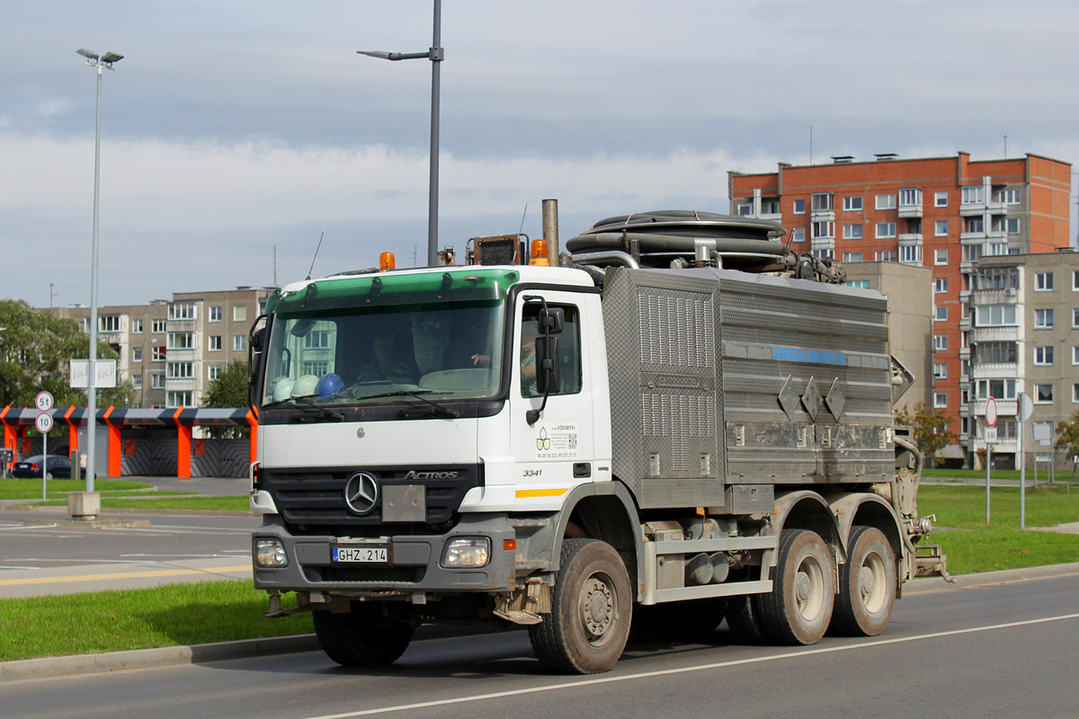 Литва, № GHZ 214 — Mercedes-Benz Actros ('2003) 3341