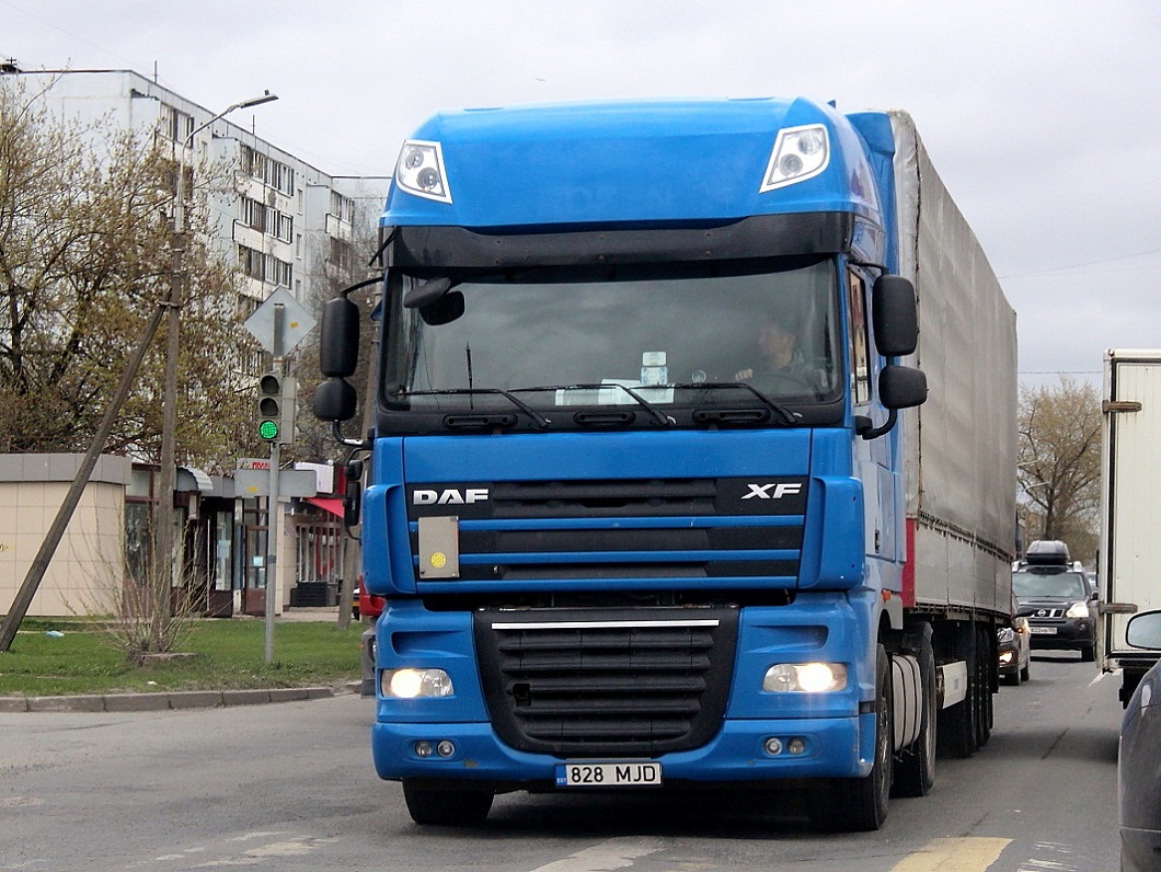 Эстония, № 828 MJD — DAF XF105 FT